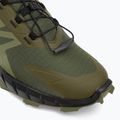 Salomon Supercross 4 scarpe da corsa uomo olvnig/grigio muschio/nero 10