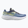 Scarpe da corsa da uomo Salomon Aero Glide blue ashes/dark sapphire/sunny lime 11