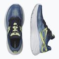 Scarpe da corsa da uomo Salomon Aero Glide blue ashes/dark sapphire/sunny lime 16