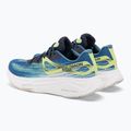 Scarpe da corsa da uomo Salomon Aero Glide blue ashes/dark sapphire/sunny lime 3