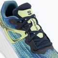 Scarpe da corsa da uomo Salomon Aero Glide blue ashes/dark sapphire/sunny lime 8