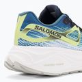 Scarpe da corsa da uomo Salomon Aero Glide blue ashes/dark sapphire/sunny lime 9