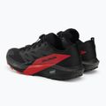 Scarpe da corsa da uomo Salomon Sense Ride 5 nero/rosso fuoco/nero 4