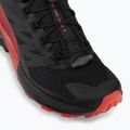 Scarpe da corsa da uomo Salomon Sense Ride 5 nero/rosso fuoco/nero 8