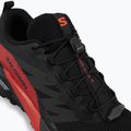 Scarpe da corsa da uomo Salomon Sense Ride 5 nero/rosso fuoco/nero 9