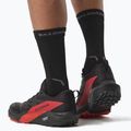 Scarpe da corsa da uomo Salomon Sense Ride 5 nero/rosso fuoco/nero 13