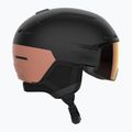 Casco da sci Salomon Driver Pro Sigma nero/rosa/oro 7