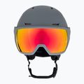 Casco da sci Salomon Pioneer LT Visor ebano/rosso 2