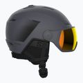 Casco da sci Salomon Pioneer LT Visor ebano/rosso 7