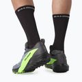 Salomon Sense Ride 5 GTX scarpe da corsa da uomo flint stone/nero/geco verde 5