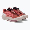 Salomon Pulsar Trail scarpe da corsa da donna pelle di mucca/sfumature di rose/rosa glo 4