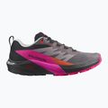 Scarpe da corsa da donna Salomon Sense Ride 5 gattino prugna/nero/rosa glo 9