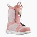 Scarponi da snowboard da donna Salomon Pearl Boa ash rose/lilac ash/white 6