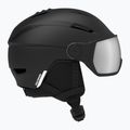 Casco da sci Salomon Pioneer Visor nero/argento