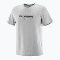 Maglietta Salomon Logo Performance Uomo grigio erica 3