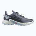 Salomon Supercross 4 scarpe da corsa donna grisaglia/bianco/blu cachemire 9