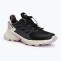 Scarpe da corsa da donna Salomon Supercross 4 GTX nero/vanilla ice /orchidea petalo