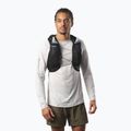 Salomon Active Skin 8 set gilet da corsa nero/metallo 4