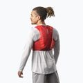 Salomon Active Skin 4 set rosso dalia/gilet da corsa ad alto rischio 4