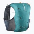 Salomon Active Skin 8 set gilet da corsa tahitian tide/carbonio 2