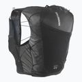 Gilet da corsa da donna Salomon Active Skin 12 Set nero/metallo 2
