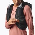 Gilet da corsa da donna Salomon Active Skin 12 Set nero/metallo 7