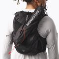 Salomon Active Skin 12 Set gilet da corsa nero/metallo 8