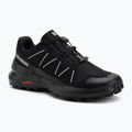 Scarpe da corsa da uomo Salomon Speedcross Peak nero/nero/grigio ghiacciaio