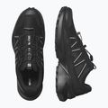 Scarpe da corsa da uomo Salomon Speedcross Peak nero/nero/grigio ghiacciaio 6
