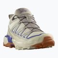 Scarpe da trekking da uomo Salomon X Ultra 360 Edge latte di mandorla / cachi vintage / blu spettro 8