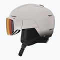 Casco da sci Salomon Osmo Pro Sigma Photo grigio violetto/rosso papavero 4