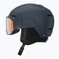 Casco da sci Salomon Osmo dress blu/flash tonic arancione 4