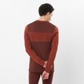 Salomon Essential Wool rum raisin thermal longsleeve da uomo 2