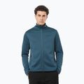Felpa da trekking Salomon Essential Midwarm Fz midnight navy da uomo