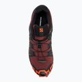 Salomon Speedcross 6 scarpe da corsa da uomo rum uva passa/pomodoro ciliegia/cognac 5