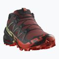 Salomon Speedcross 6 scarpe da corsa da uomo rum uva passa/pomodoro ciliegia/cognac 8