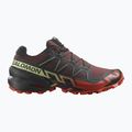 Salomon Speedcross 6 scarpe da corsa da uomo rum uva passa/pomodoro ciliegia/cognac 9