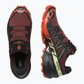 Salomon Speedcross 6 scarpe da corsa da uomo rum uva passa/pomodoro ciliegia/cognac 13