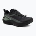Scarpe da corsa da uomo Salomon Genesis GTX nero/verde agave/urban chic