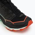Scarpe da corsa Salomon Thundercross da donna nero/pomodoro rosso/verde elettrico 7