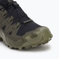 Scarpe da corsa da uomo Salomon Speedcross 6 GTX nero/torba/verde lichene profondo 7