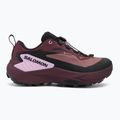 Scarpe da corsa da donna Salomon Genesis GTX rose taupe/orchidea nera/bouquet 2