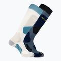 Calze da sci Salomon S/Access 2 paia copen blue/ egret