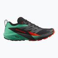 Scarpe da corsa da uomo Salomon Sense Ride 5 nero/bay/ciliegia pomodoro 9