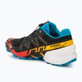 Salomon Speedcross 6 nero/bianco/transcend blue scarpe da corsa da uomo 3