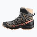 Scarpe da trekking per bambini Salomon XA Pro V8 Winter CSWP peltro/nero/pesca vellutata 9