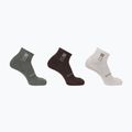 Calze Salomon Everyday Ankle 3 paia silver cloud/sedona sage