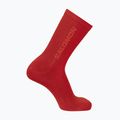 Salomon Everyday Crew 3 paia di calzini flame scarlet/dark citron 2