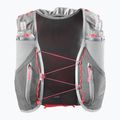 Salomon Advance Skin 12 gilet da corsa castelrock/alloy/fiamma di neon