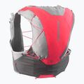 Salomon Advance Skin 12 gilet da corsa castelrock/alloy/fiamma di neon 2